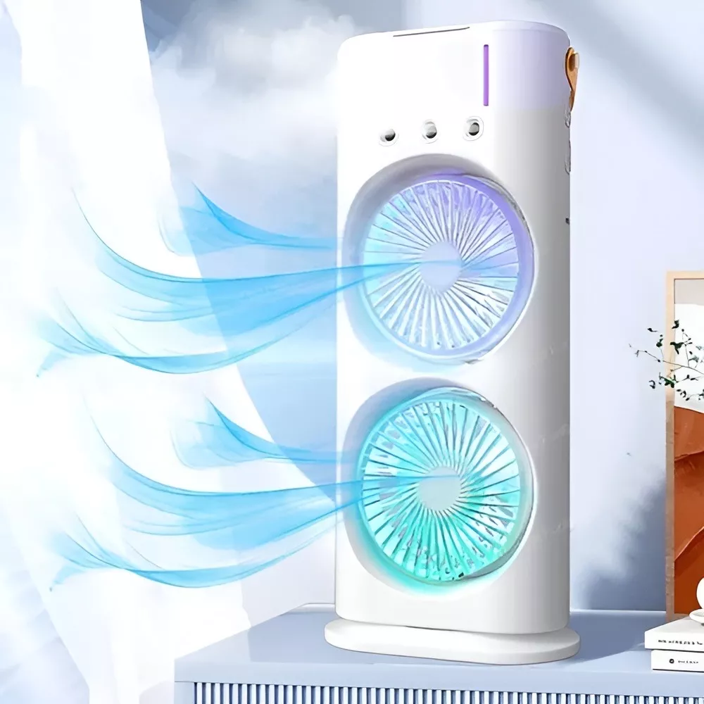 Portable Light Humidifier Double-Ended Spray Fan