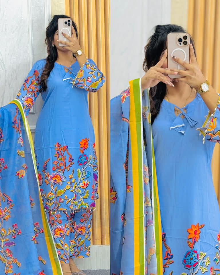 Digital Print Three Piece_