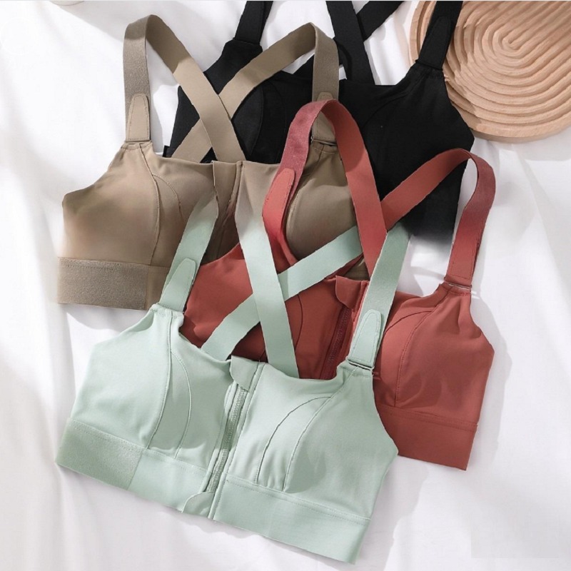 Front Zipper Sports Bra pro